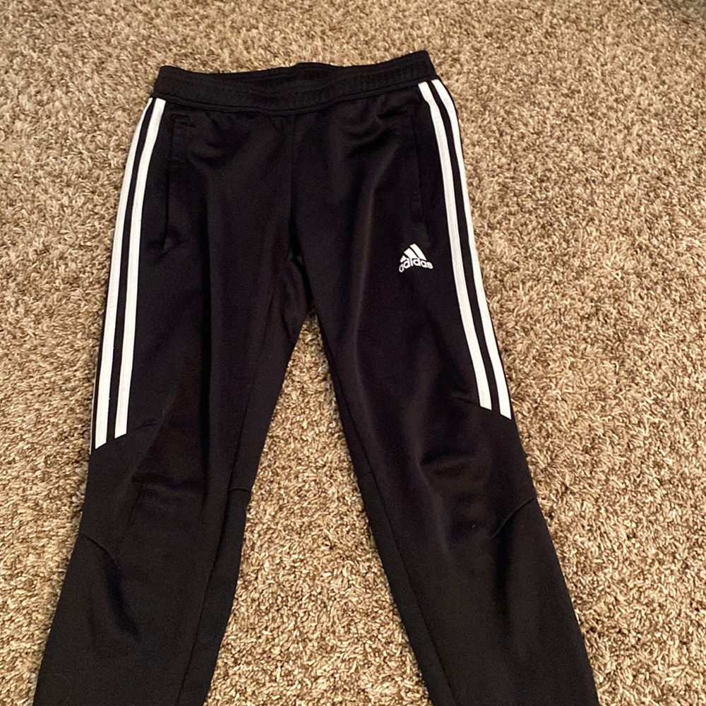 Black Adidas sweatpants